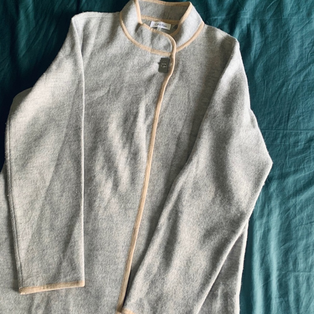 Calvin Klein Turn-Lock Wool Coat